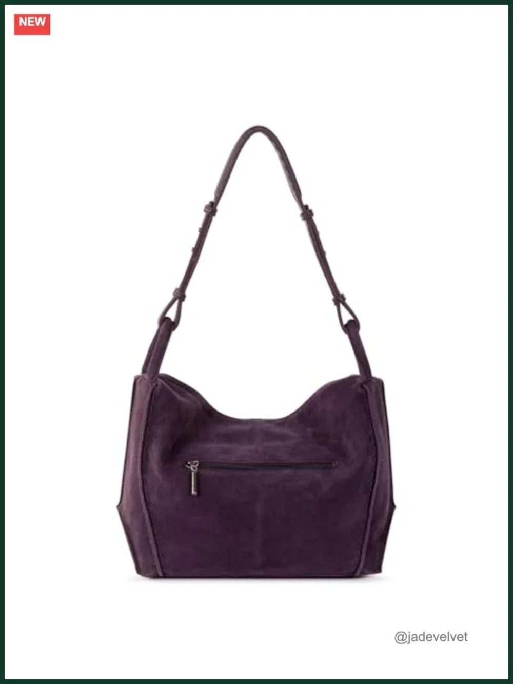 Premium Large Leather Hobo Purse with Zipper Pocket for Everyday Travel